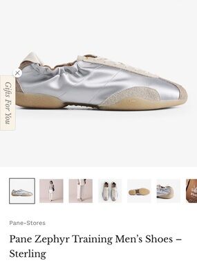 Women's Metallic Silver Slip-On Sneakers